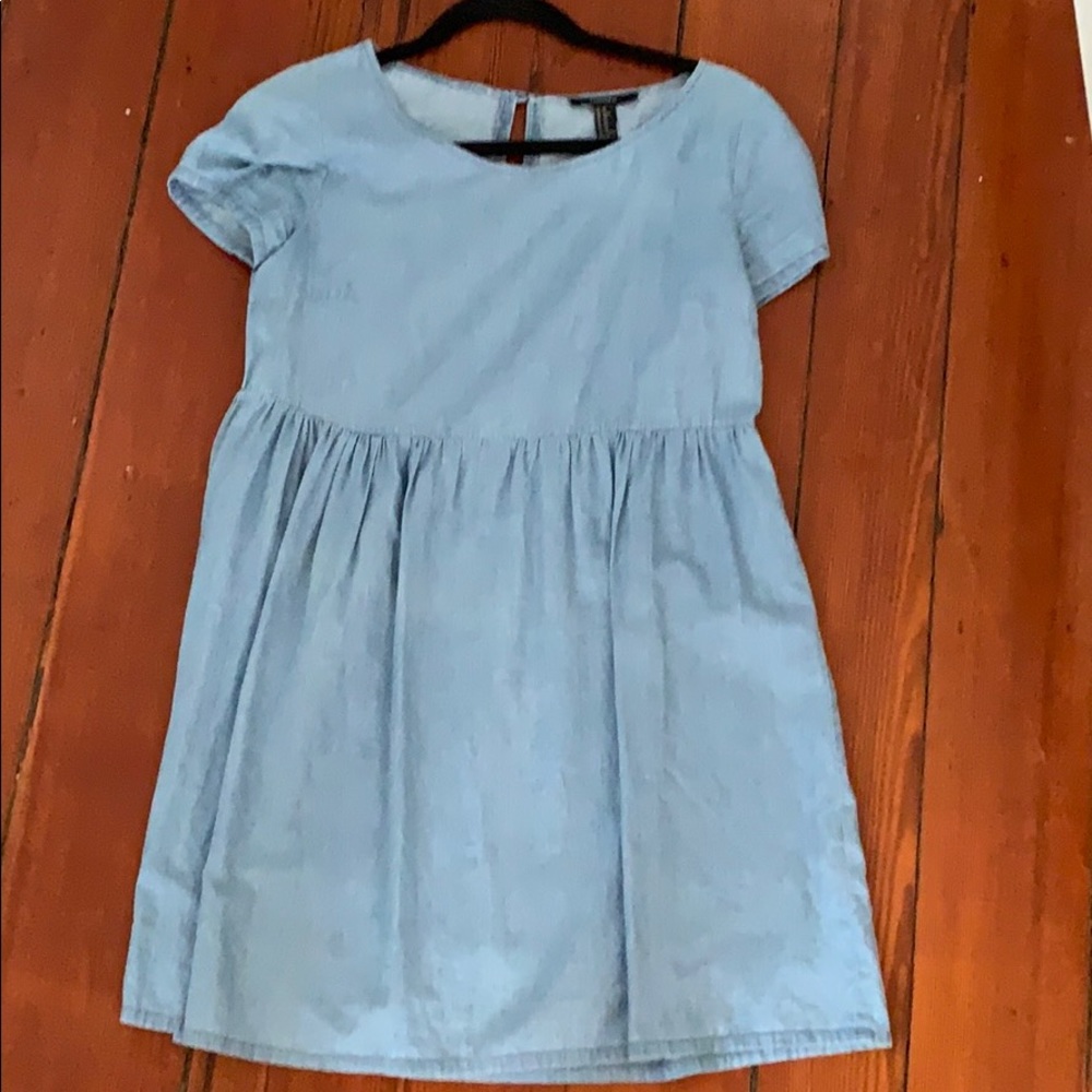 Denim swing dress